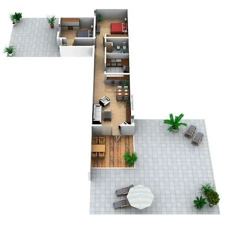 度假居 Casa Libertad, Panorama Jardin 科斯塔卡玛